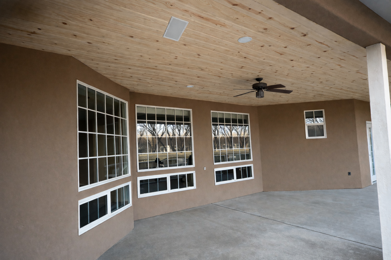 Tongue and Groove Patio Ceiling